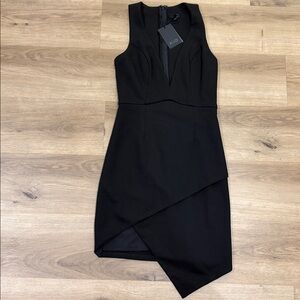 NBD Black Zippered Dress